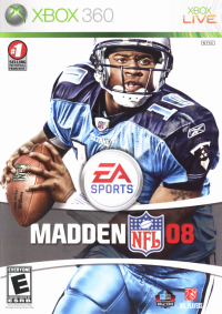 Madden NFL 08 PAL Xbox 360 PAL box art